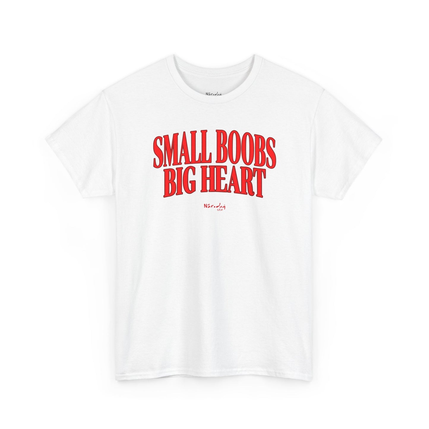 Small boobs, big heart tričko