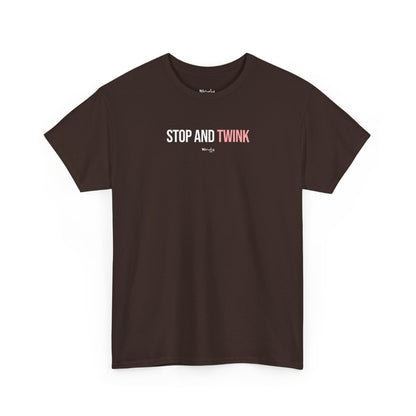 Stop and twink tričko